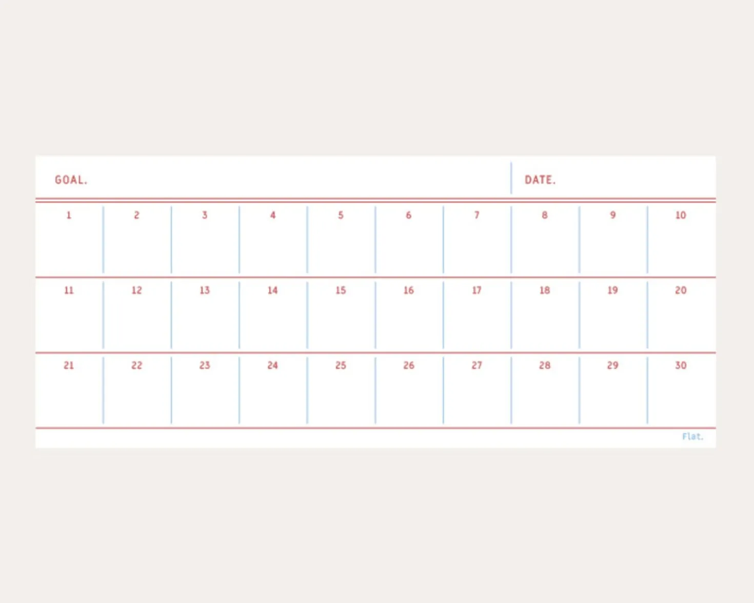 Small Flat Notepad
