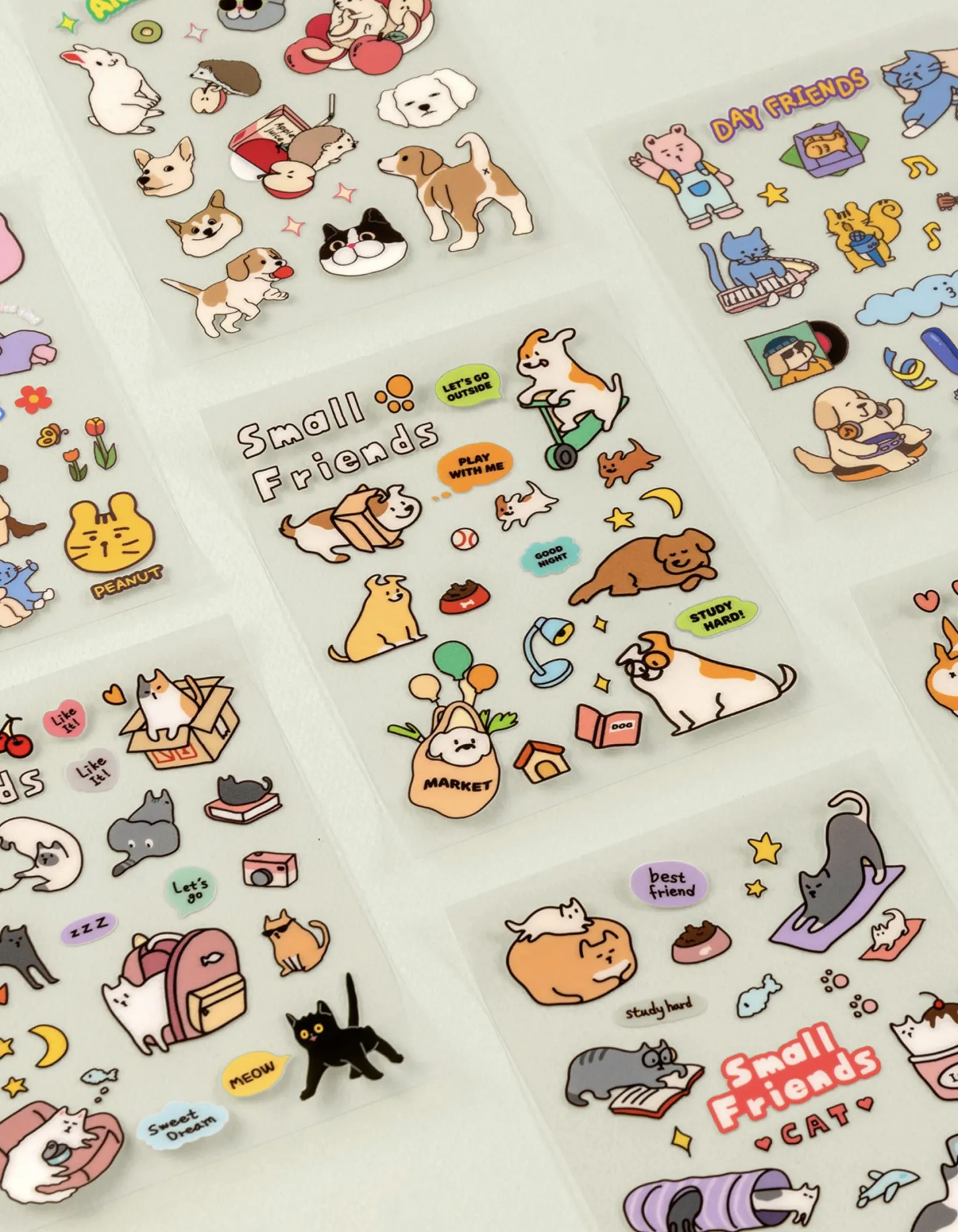 Small Friends UV Deco Sticker