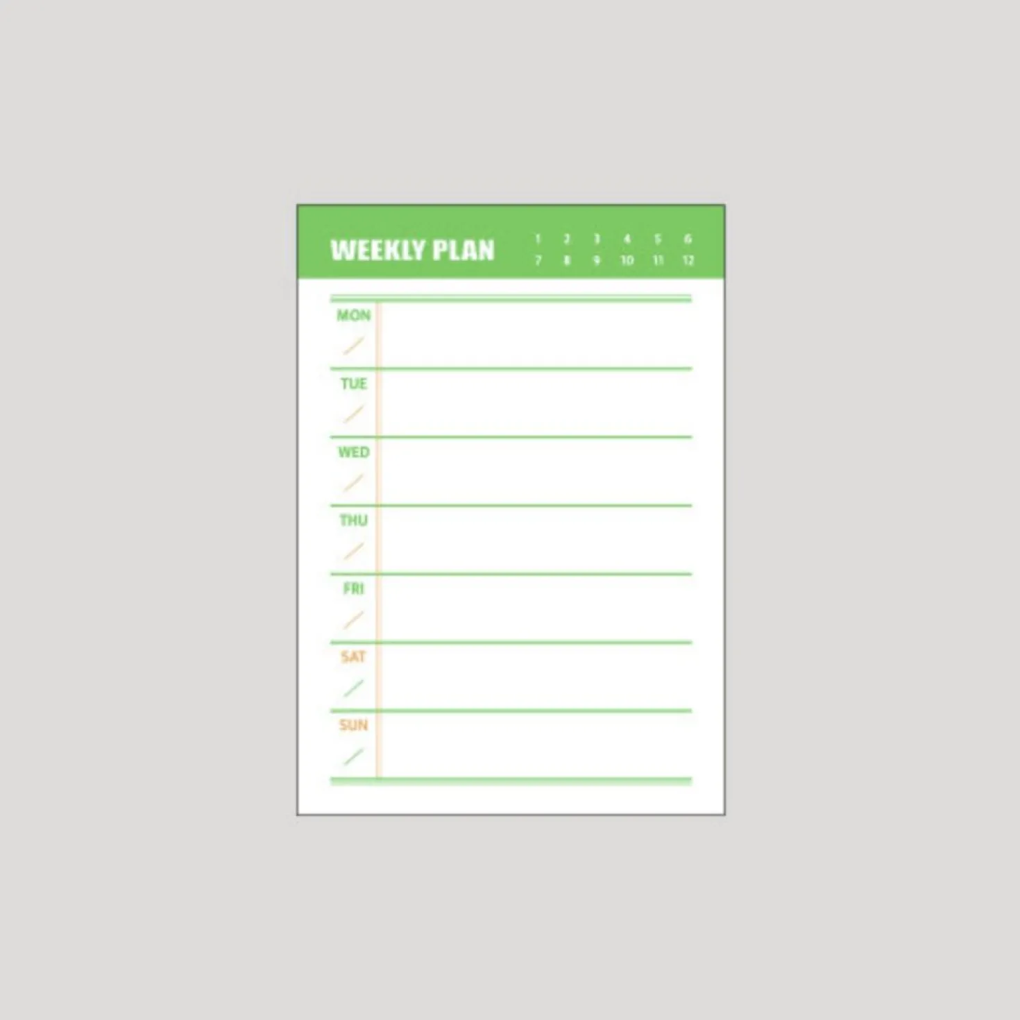Small Highlighter Memo Pad