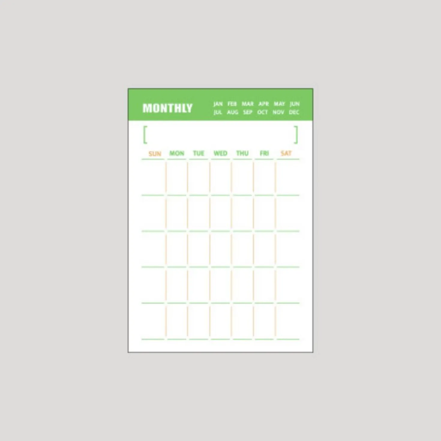 Small Highlighter Memo Pad