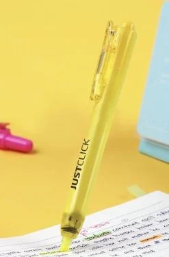 Small Just Click Retractable Highlighter Set