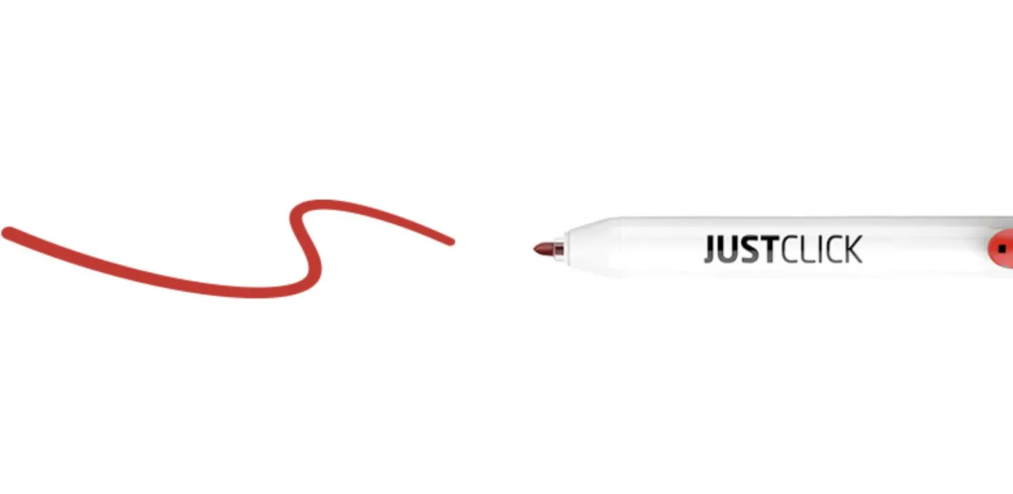 Small Just Click Retractable Permanent Marker