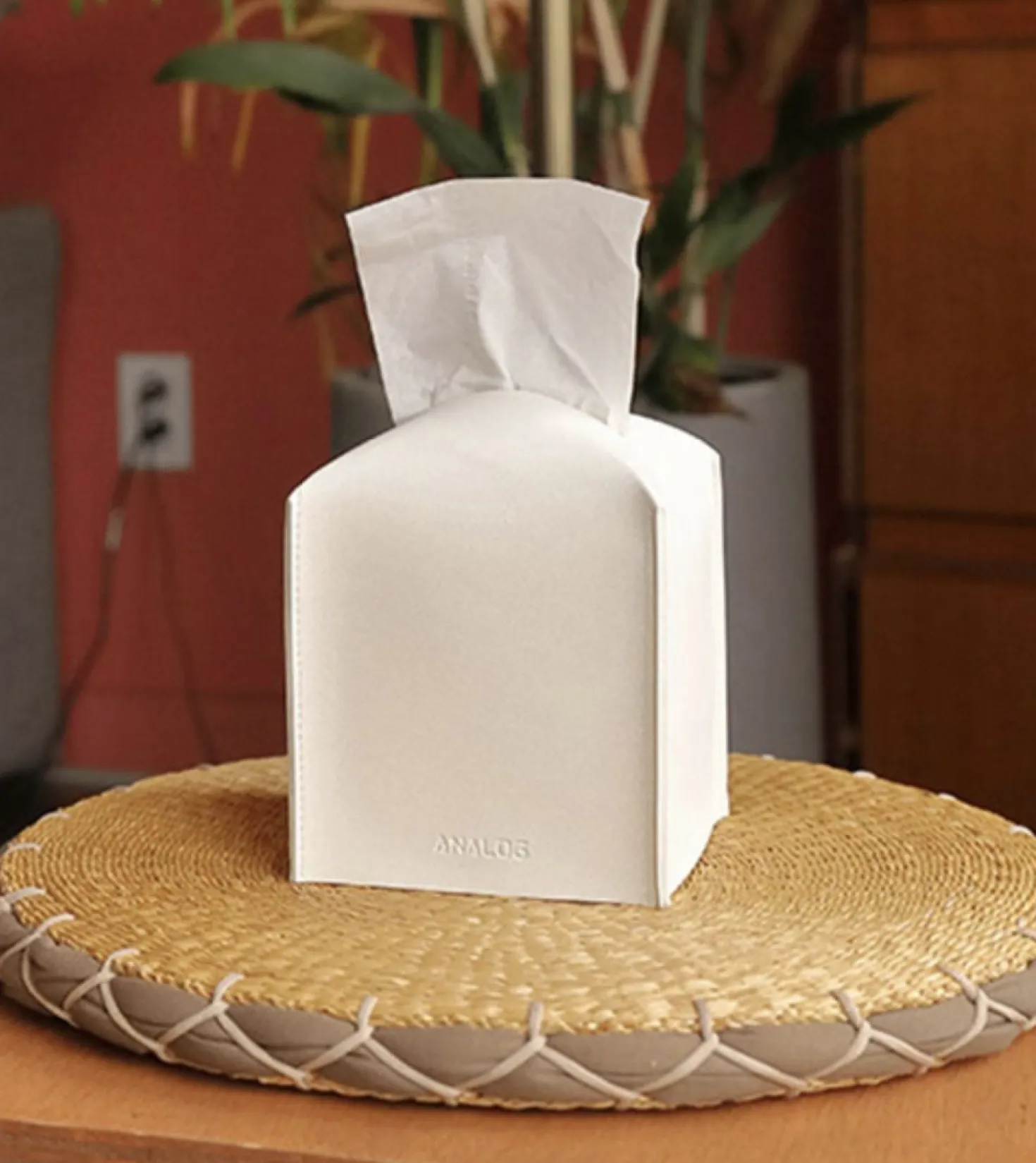 Small Leather Tissue Cover