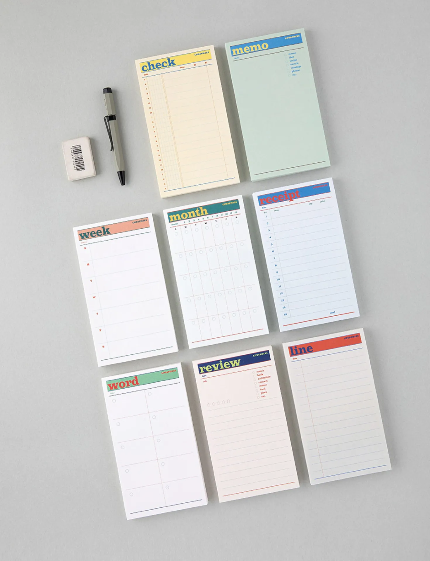 Small Life&Pieces Themed Notepad