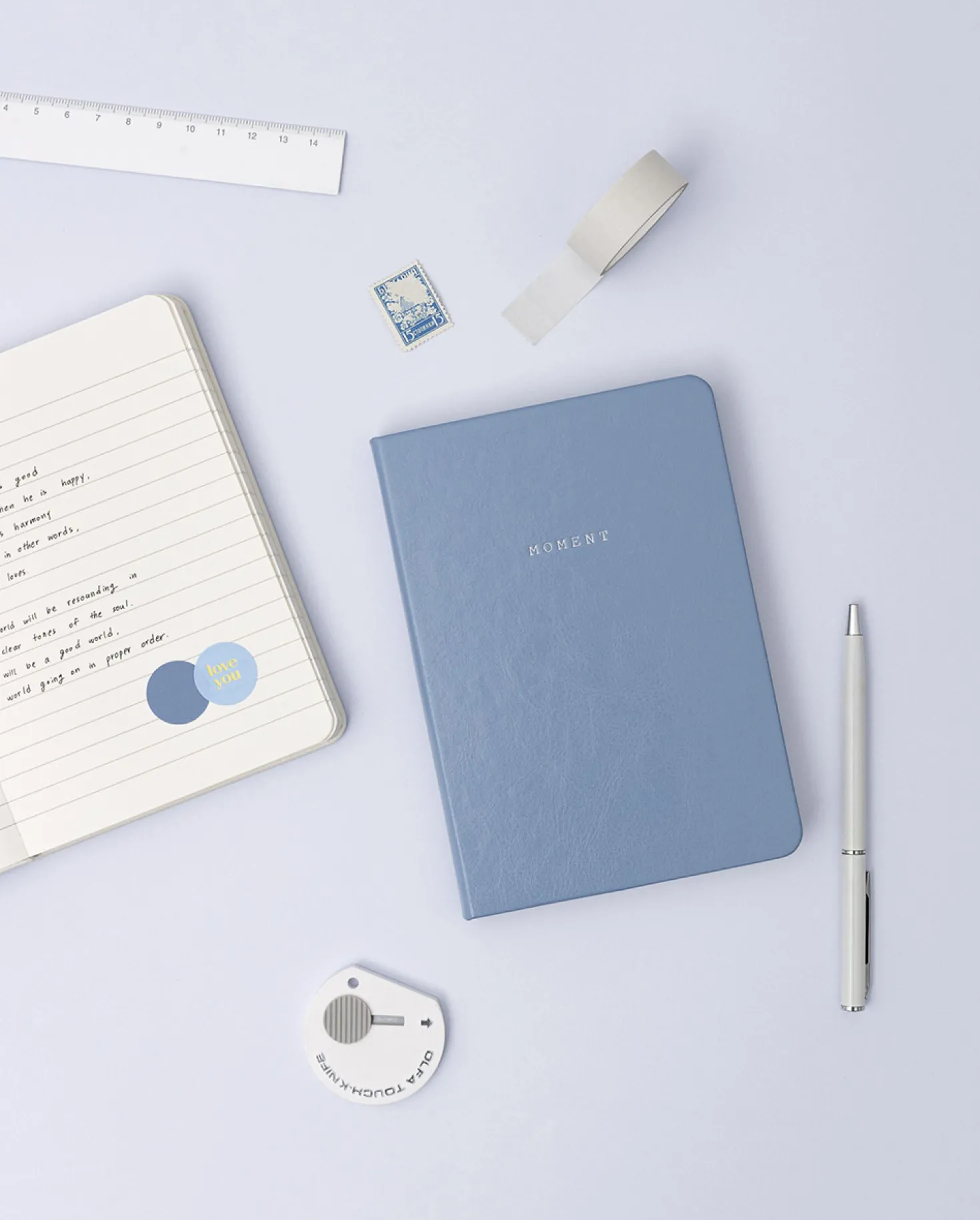 Small Moment Hardcover Lined Notebook