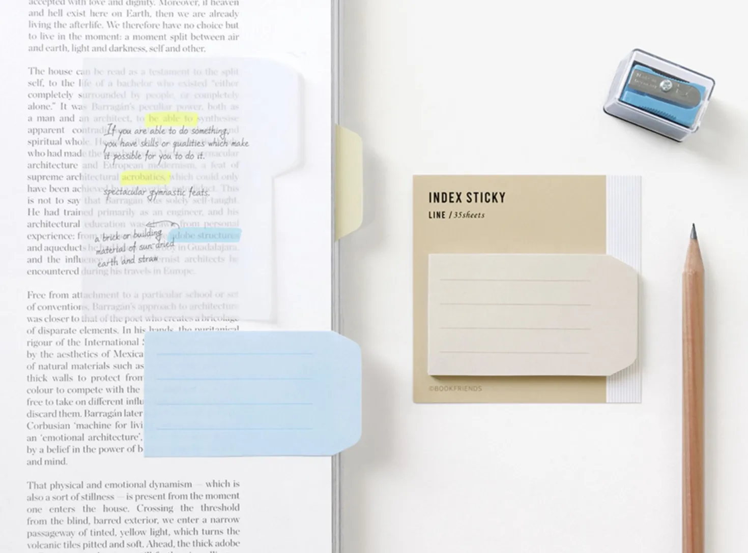 Small Pastel Index Sticky Note