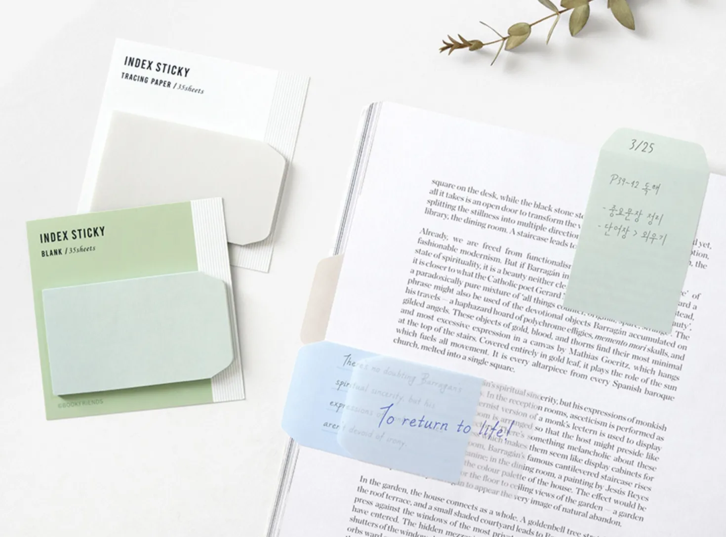 Small Pastel Index Sticky Note