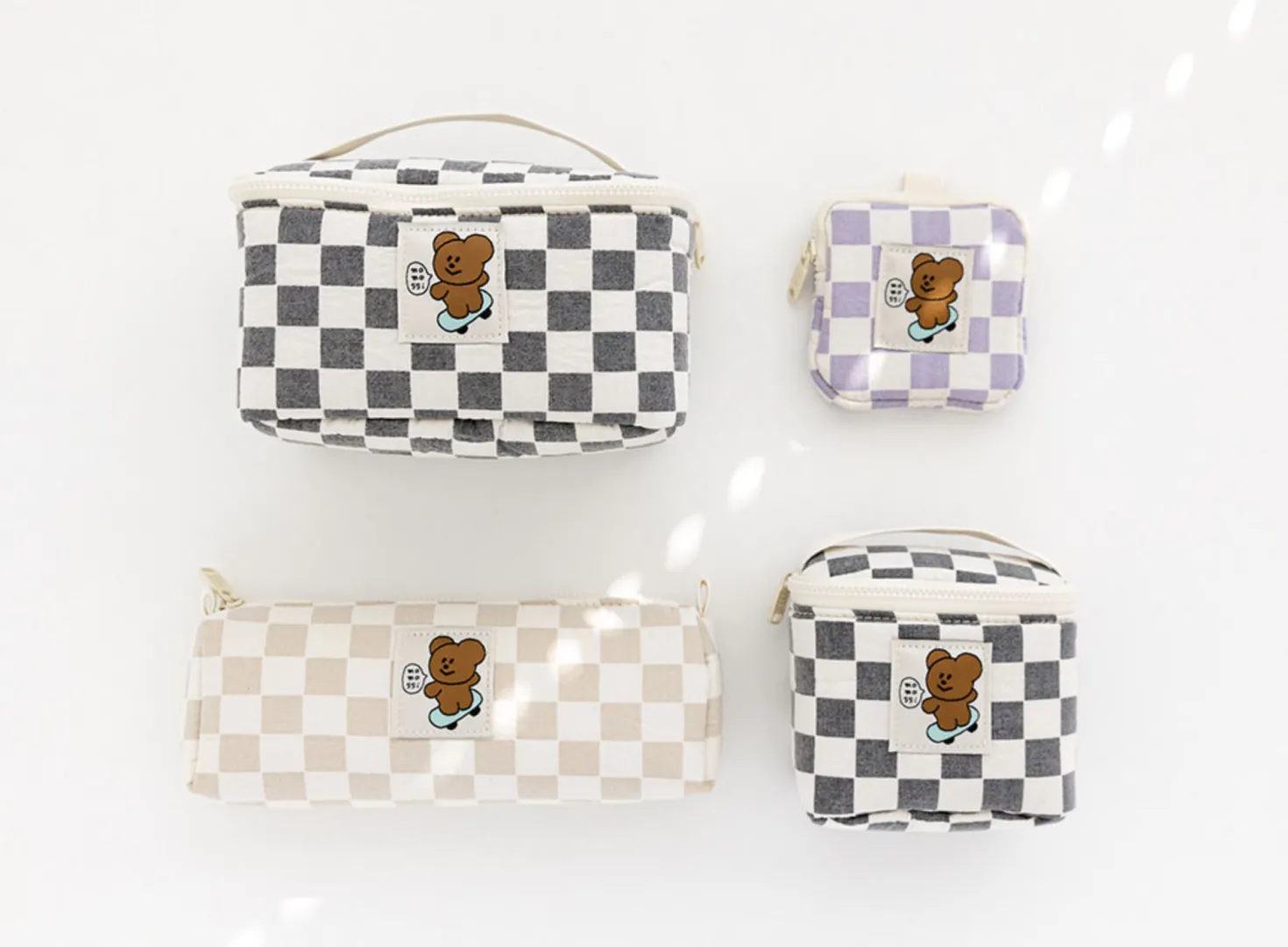 Small Smile Bear Cosmetic Pouch