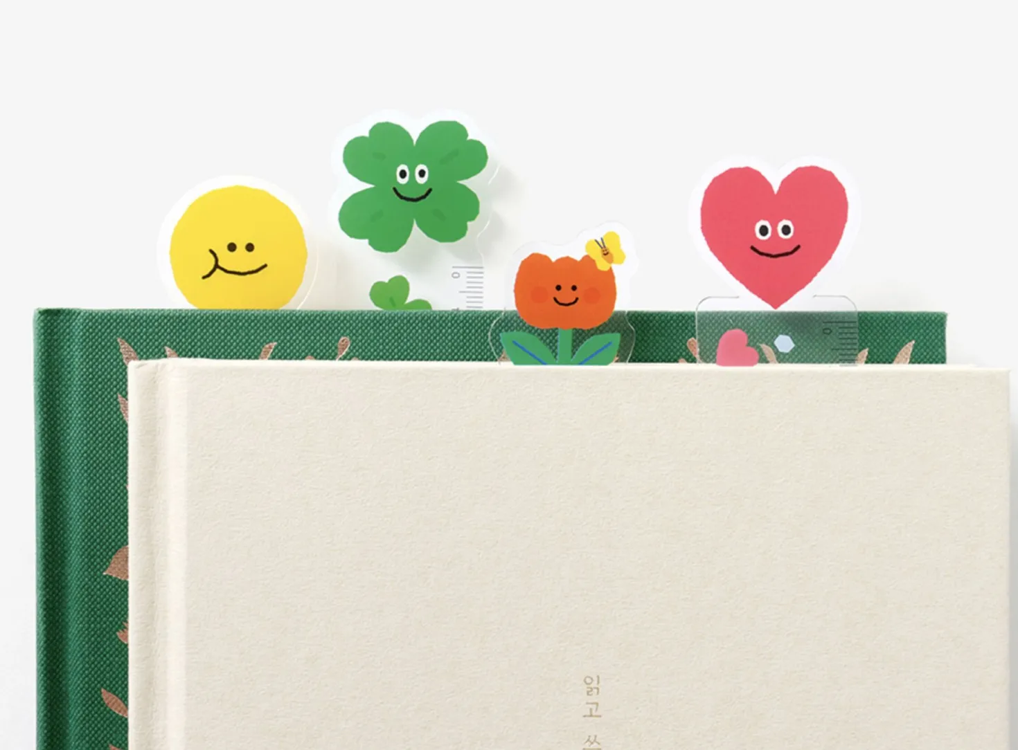 Smile Illustration Bookmark Ruler