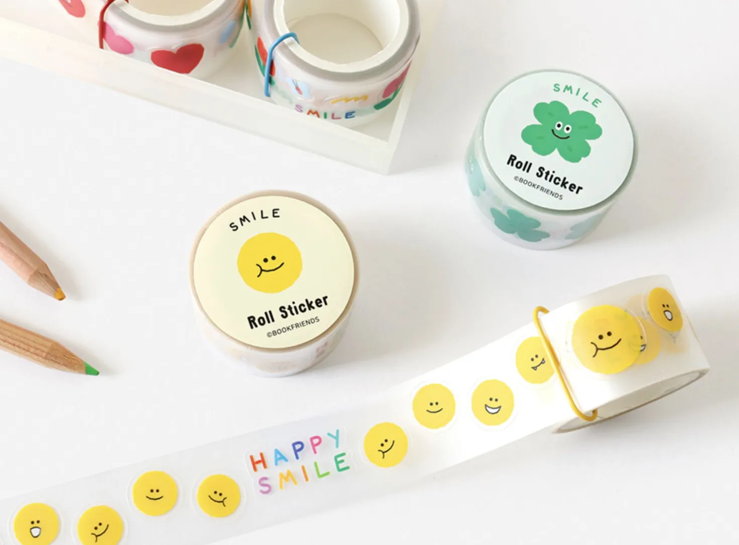Smile Kiss Cut Sticker Tape