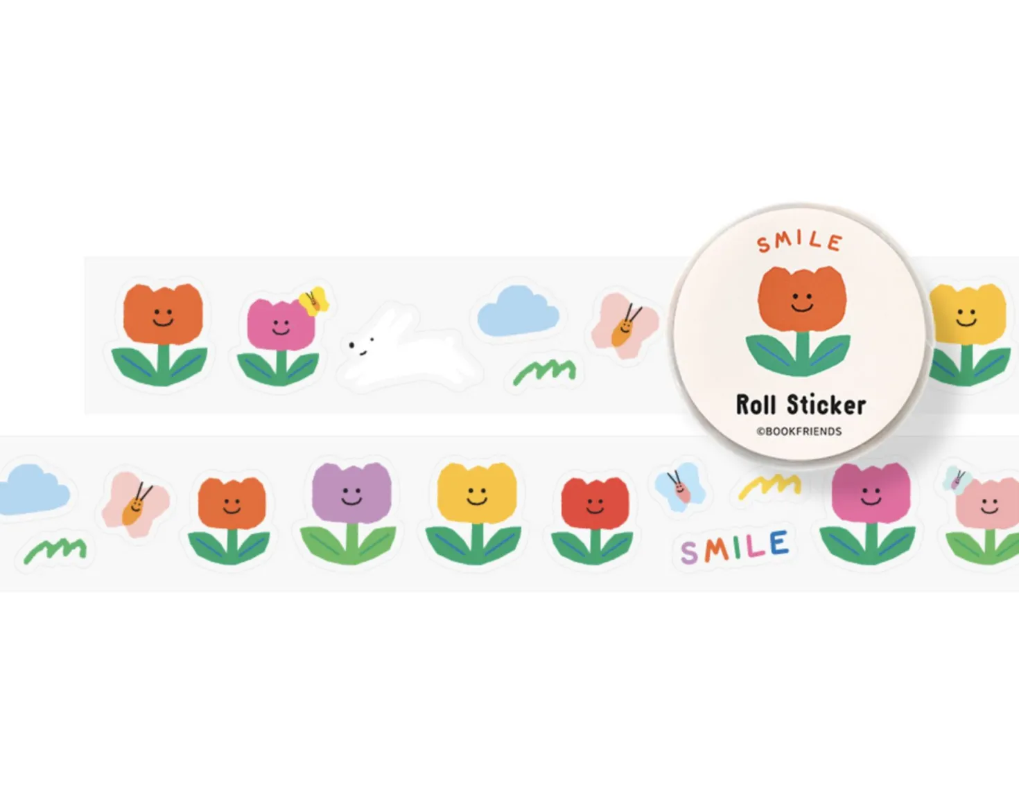 Smile Kiss Cut Sticker Tape