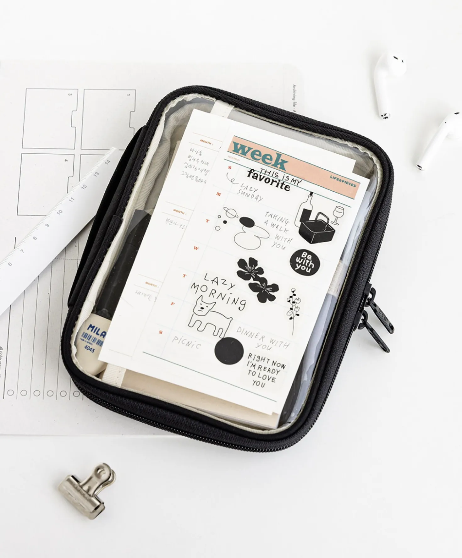 Smile Mini Stationery Pouch