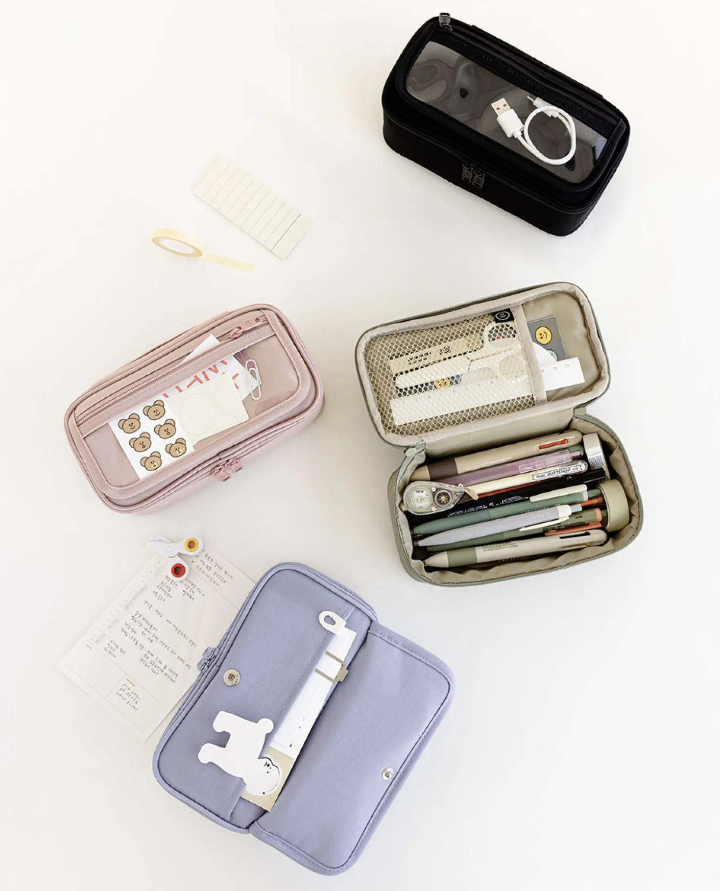Smile Window Multi Pen Pouch