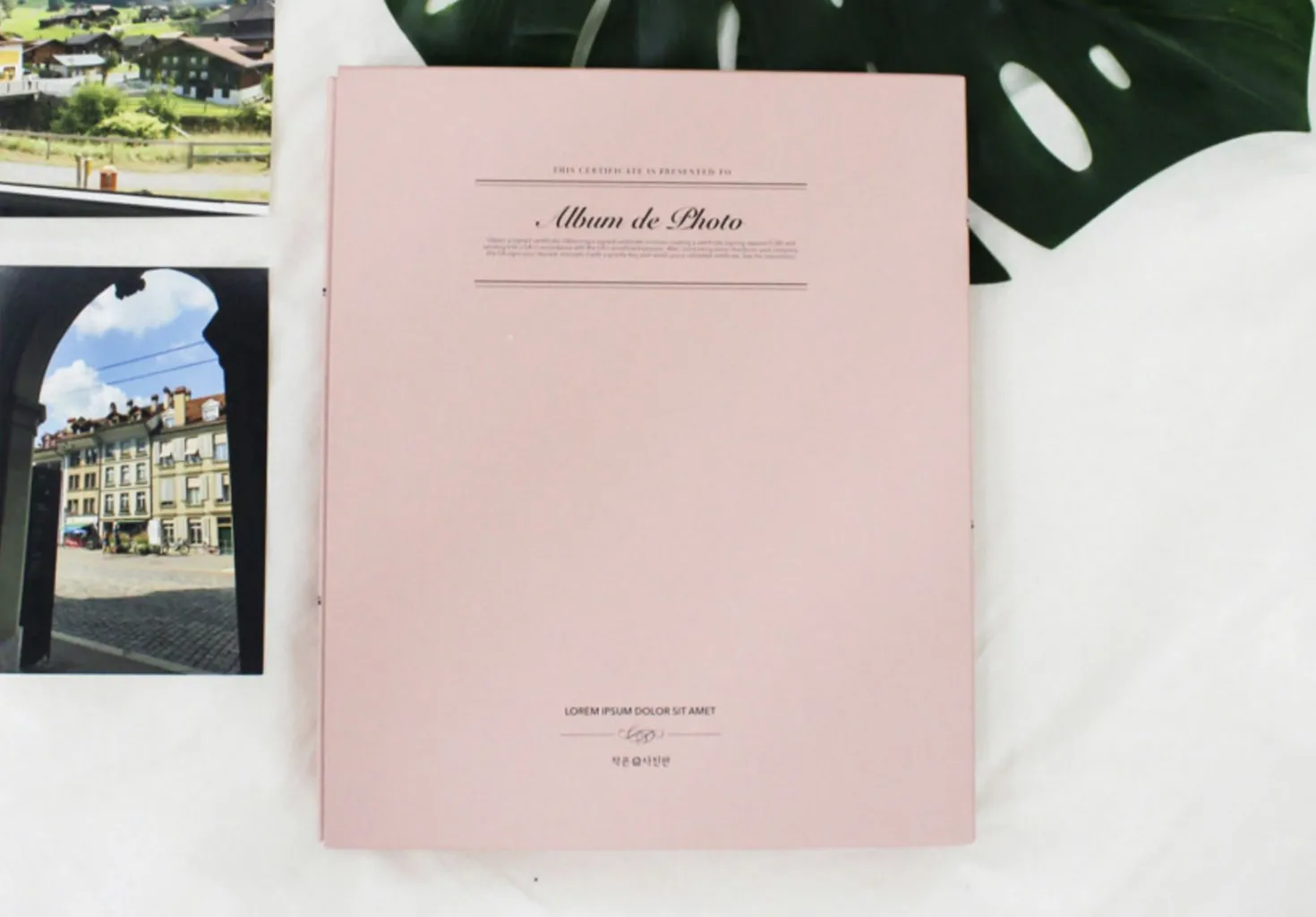 Solid Pastel Binder Photo Album