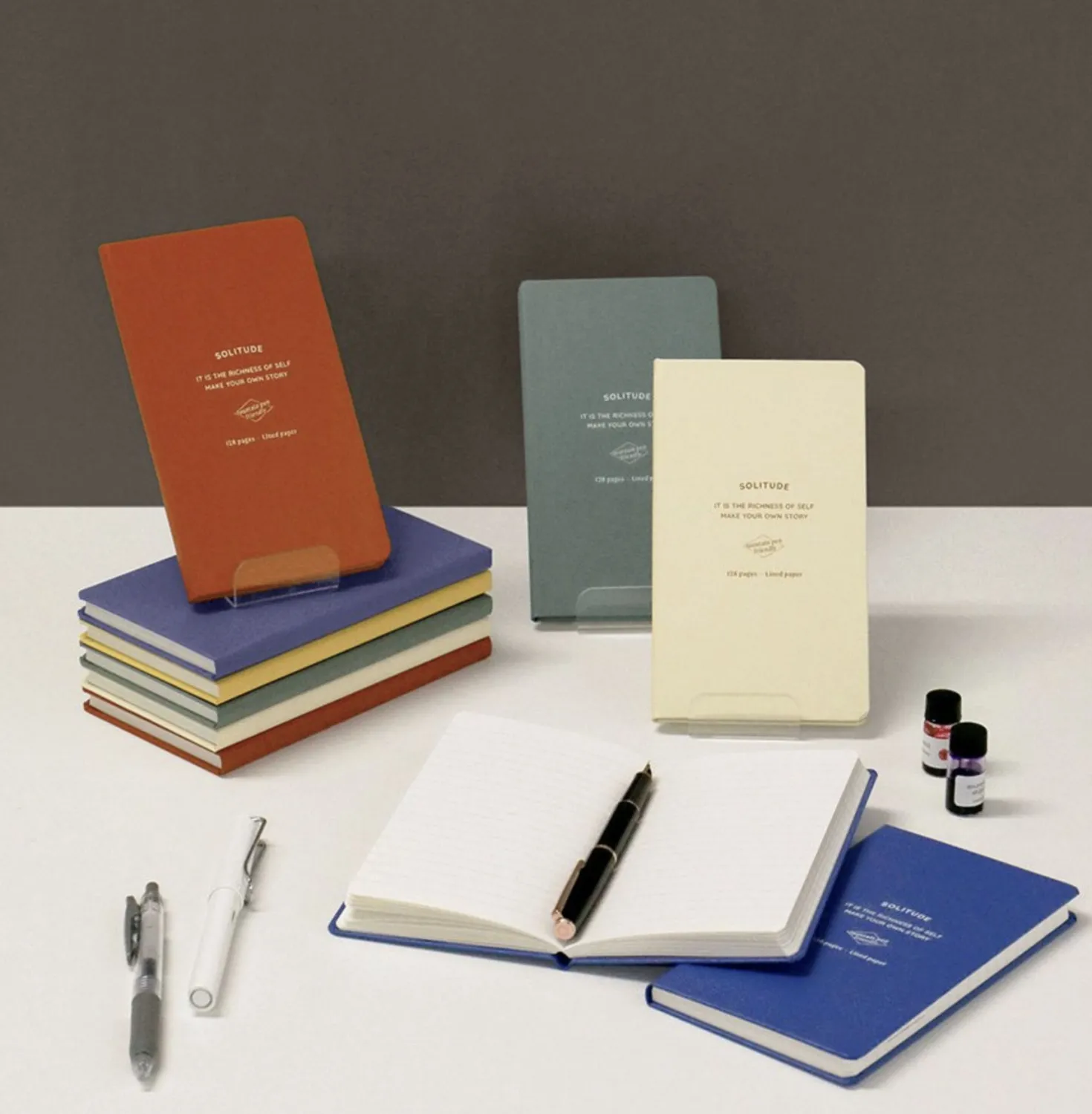 Solitude Fountain Friendly Handy Lined Notebook