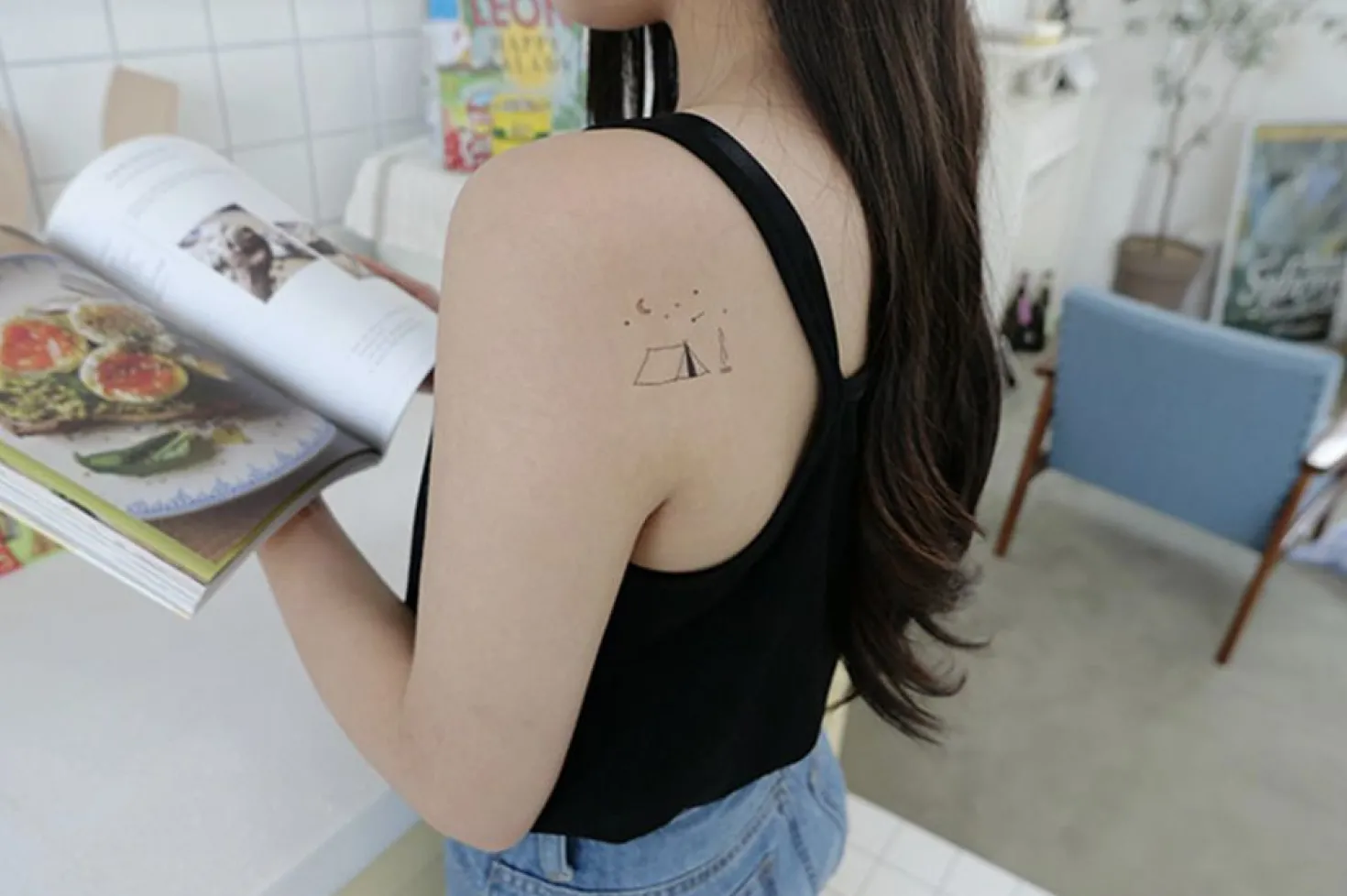 Somewhere Tattoo Sticker