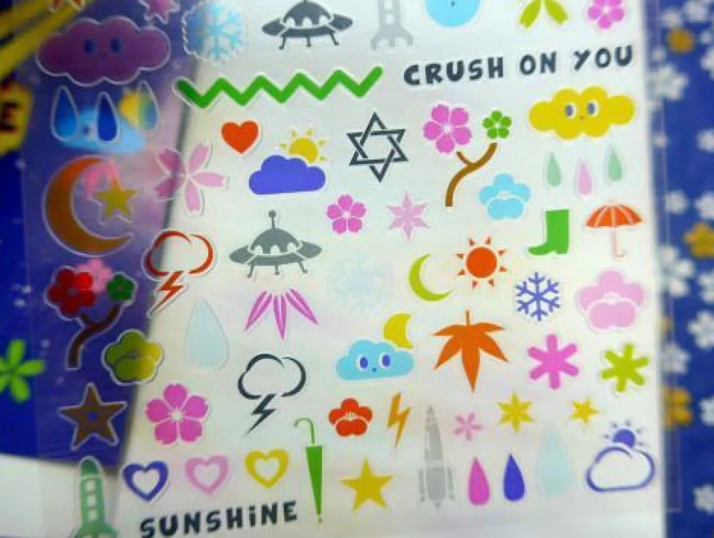 Space Note Deco Sticker