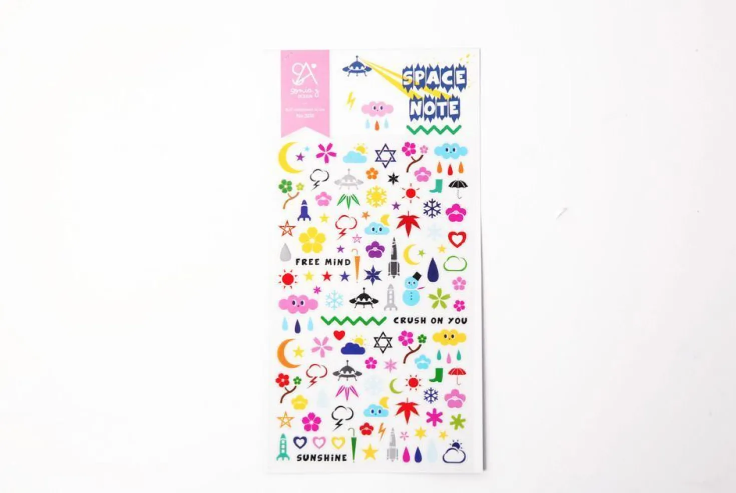 Space Note Deco Sticker