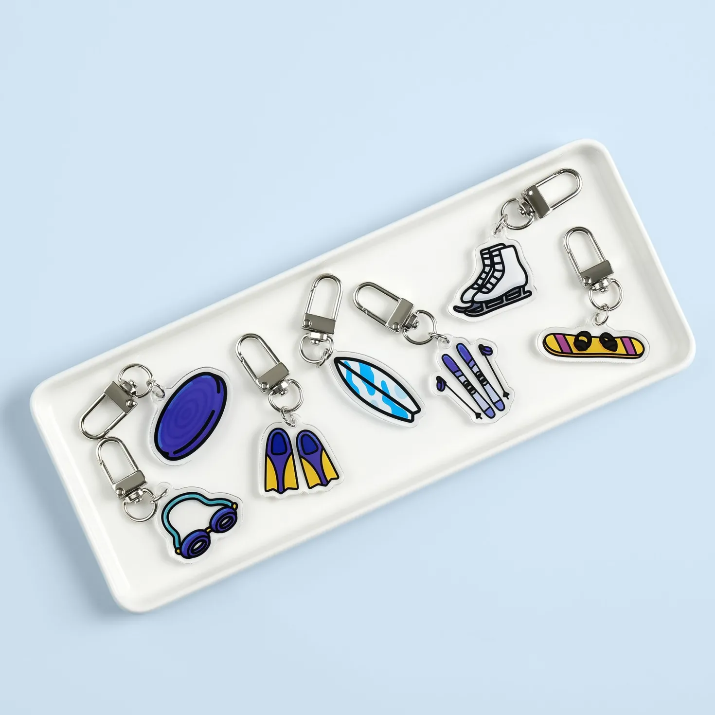 Sports Acrylic Key Ring v1