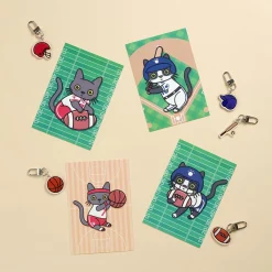 Sports Acrylic Key Ring v2