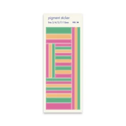 Square Pigment See-through Sticker