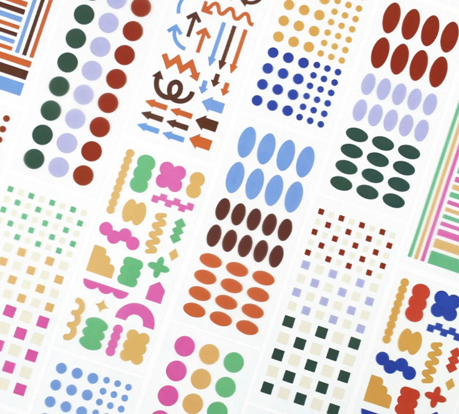 Square Pigment See-through Sticker