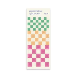 Square Pigment See-through Sticker