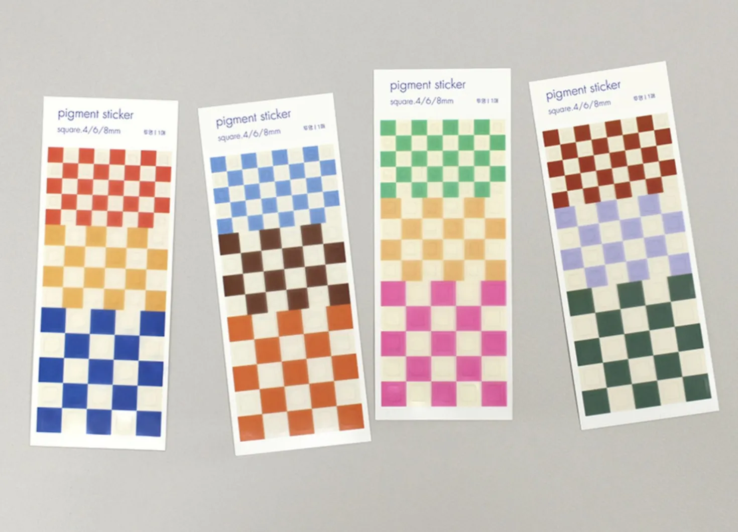 Square Pigment See-through Sticker