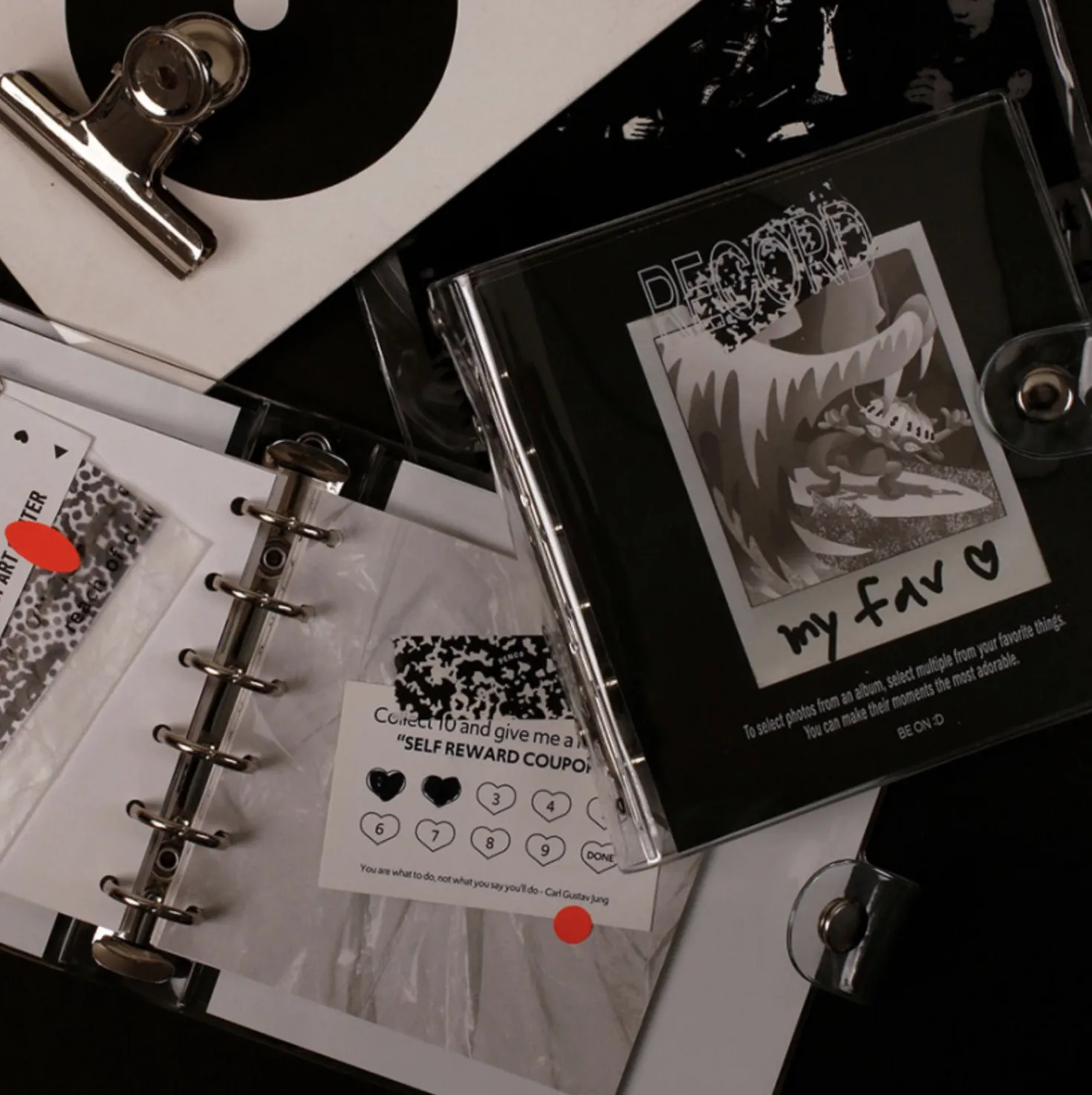Square 6 Ring A7 PVC Binder