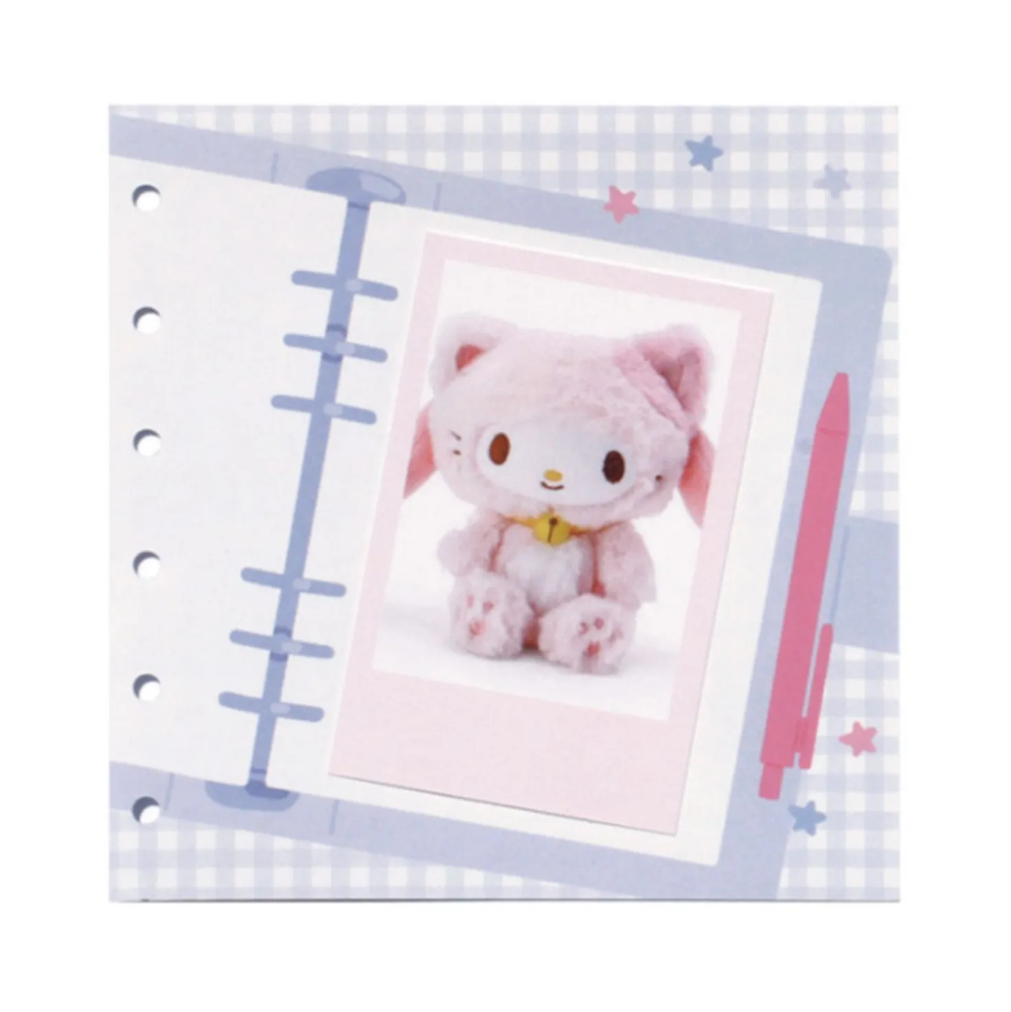Square 6 Ring A7 Wide Note Refill