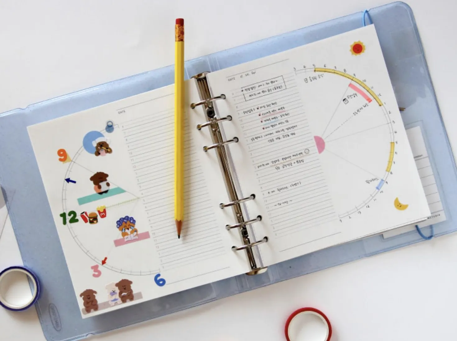 Square 6 Ring A6 Wide Planner Refill v2