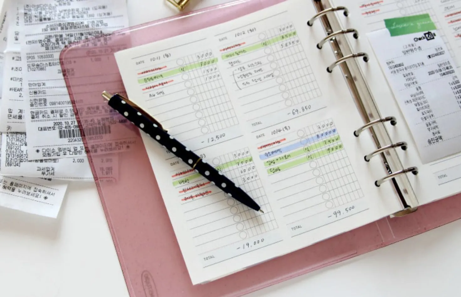 Square 6 Ring A6 Wide Planner Refill v2
