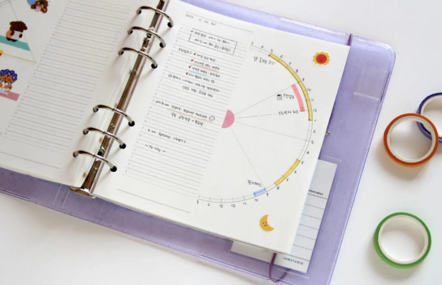 Square 6 Ring A6 Wide Planner Refill v2
