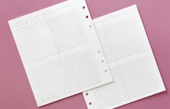 Square 6 Ring A6 Wide Planner Refill v2