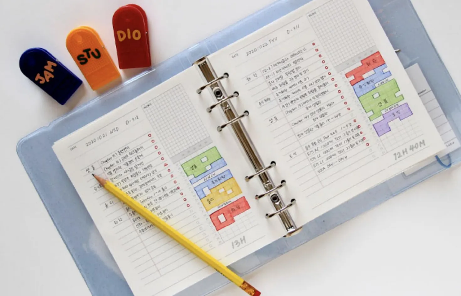 Square 6 Ring A6 Wide Planner Refill v2