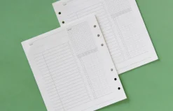 Square 6 Ring A6 Wide Planner Refill v2