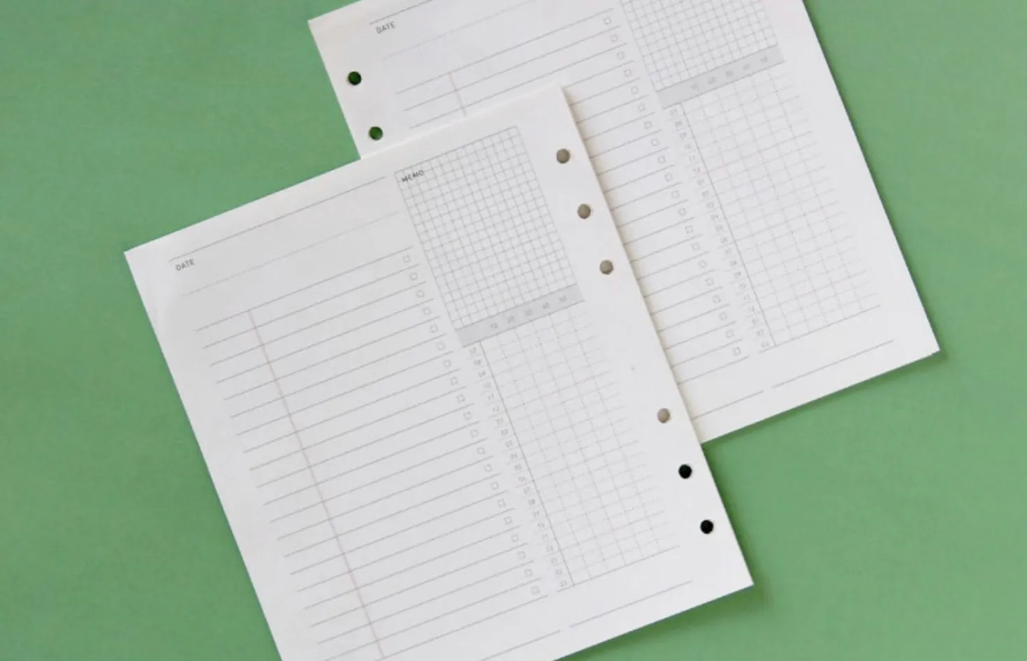 Square 6 Ring A6 Wide Planner Refill v2