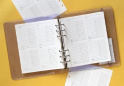 Square 6 Ring A6 Wide Planner Refill v2