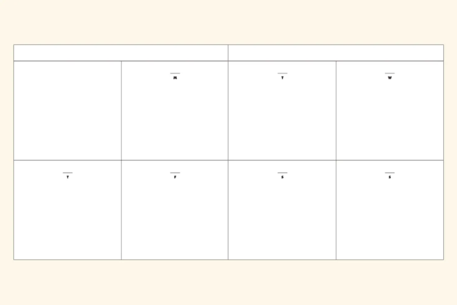 Square Semi Year Journal Planner