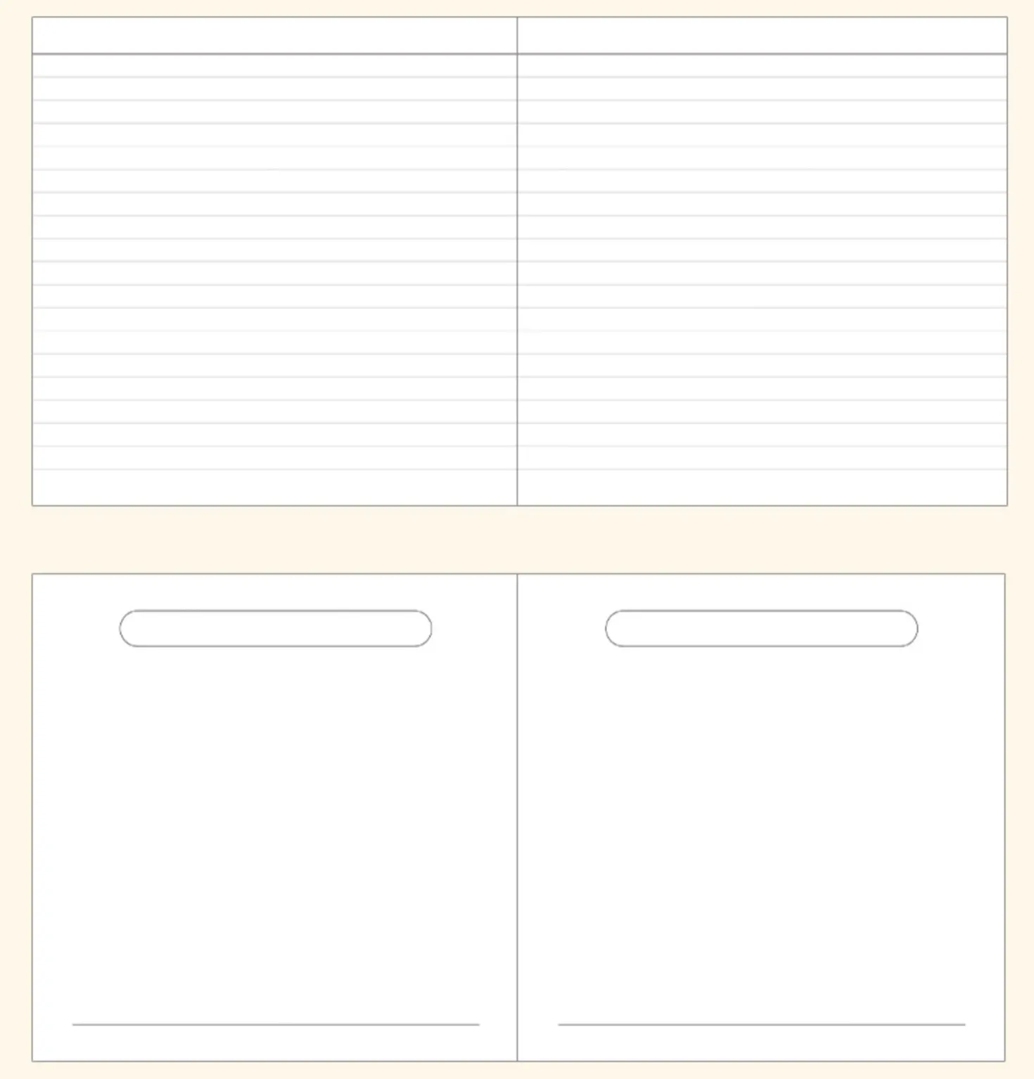 Square Semi Year Journal Planner