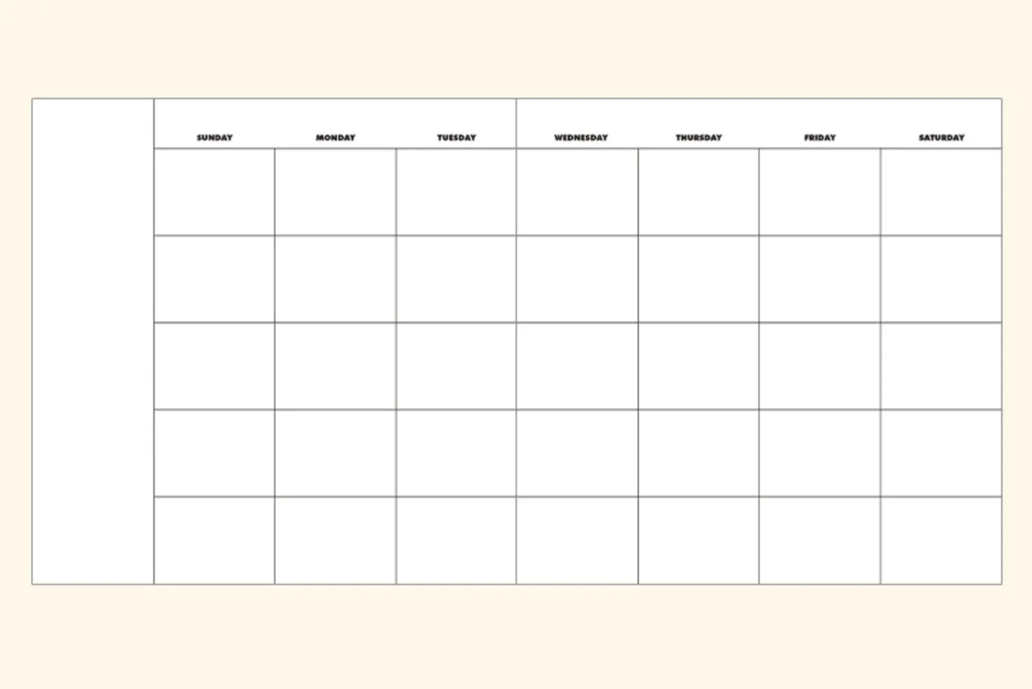 Square Semi Year Journal Planner