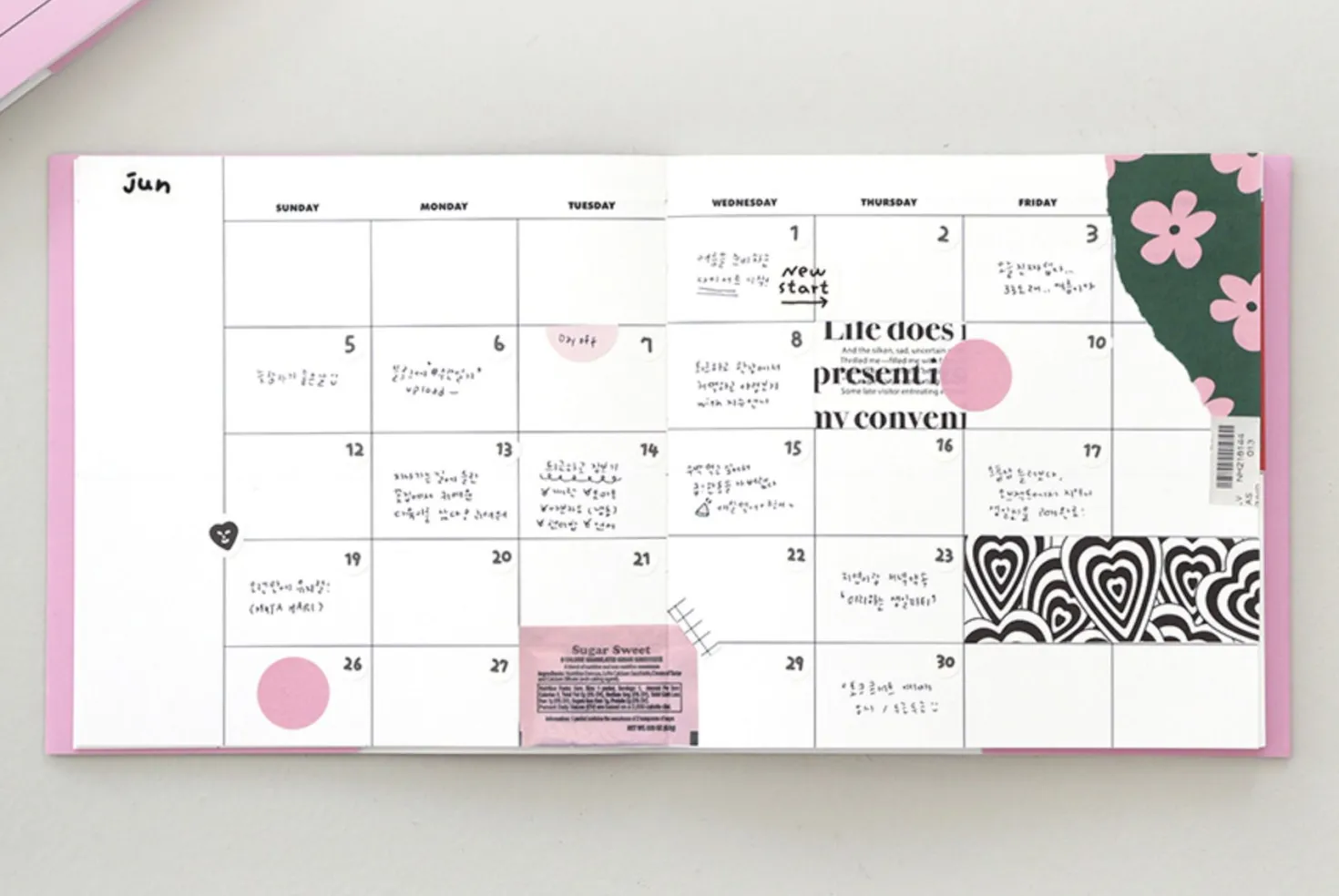Square Semi Year Journal Planner