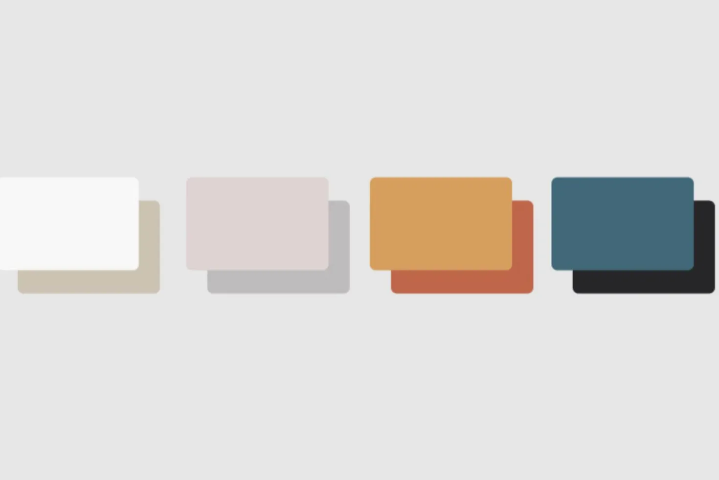 Square Two Tone Color Placemat