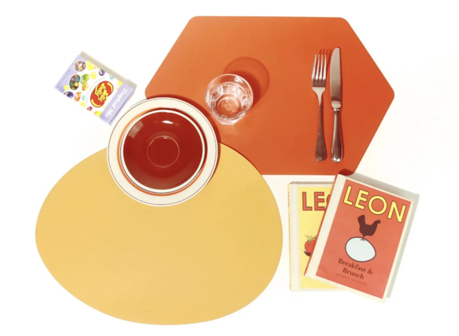 Square Two Tone Color Placemat
