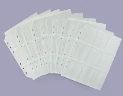 Stamp Collecting 6 Ring A6 Wide Pocket Refill