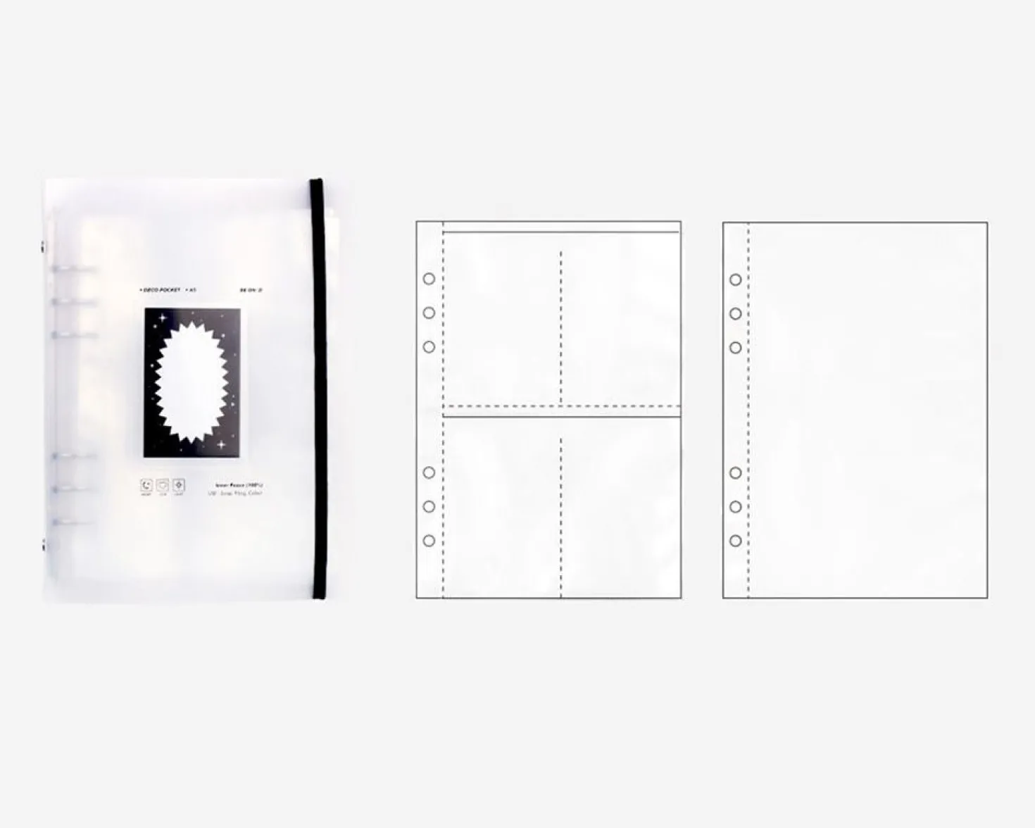 Sticker 6 Ring A5 Binder + Pocket Set