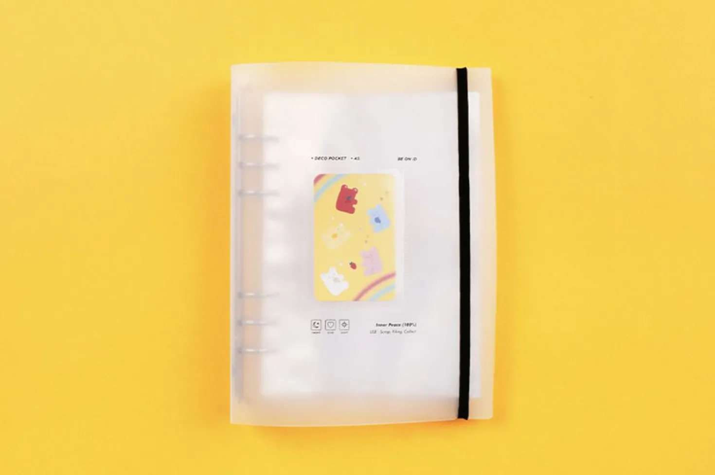 Sticker 6 Ring A5 Binder + Pocket Set