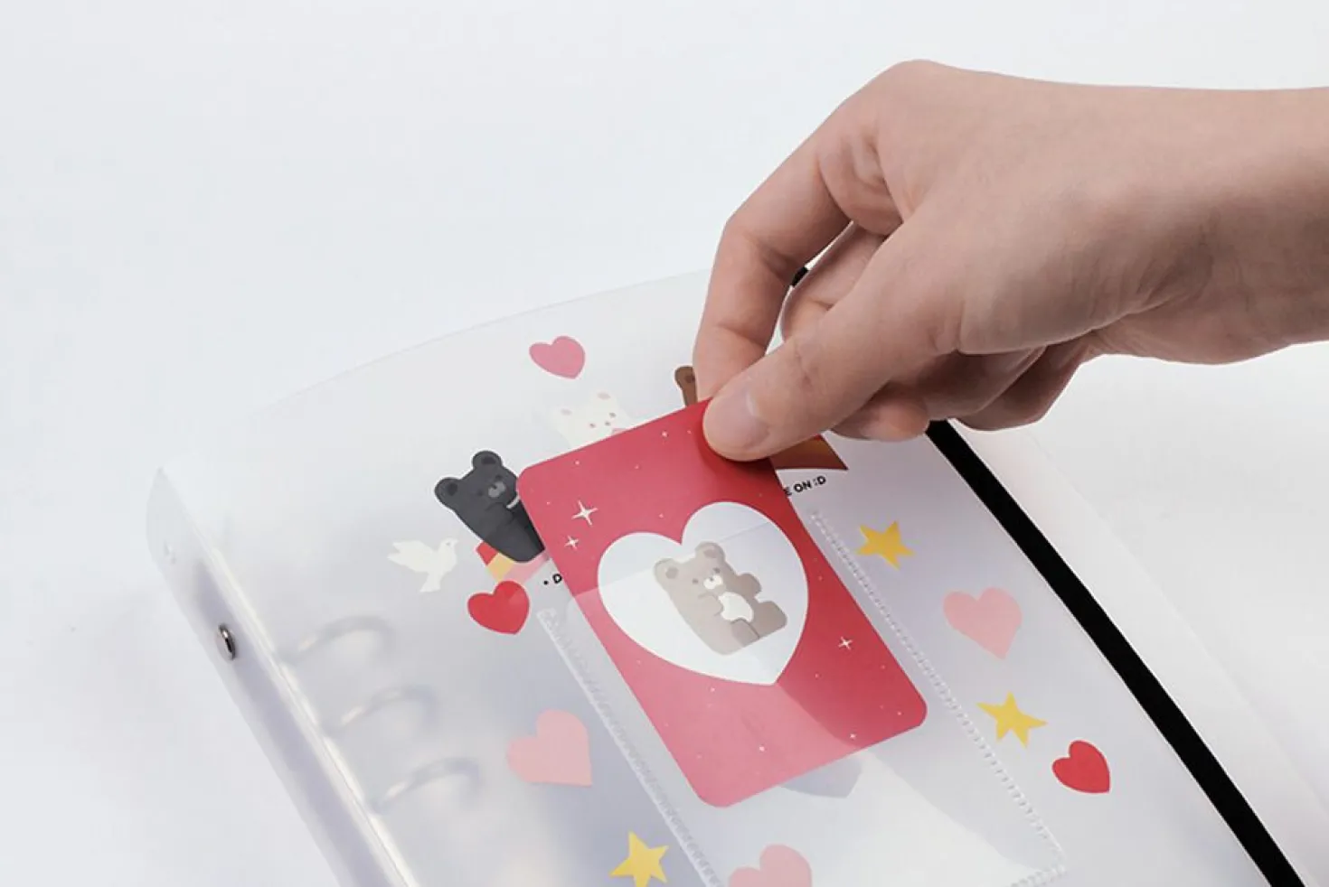 Sticker 6 Ring A5 Binder + Pocket Set