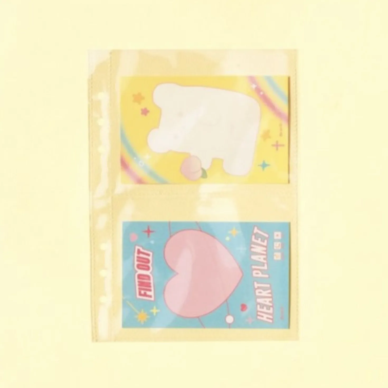 Sticker 6 Ring A5 Double Pocket Refill