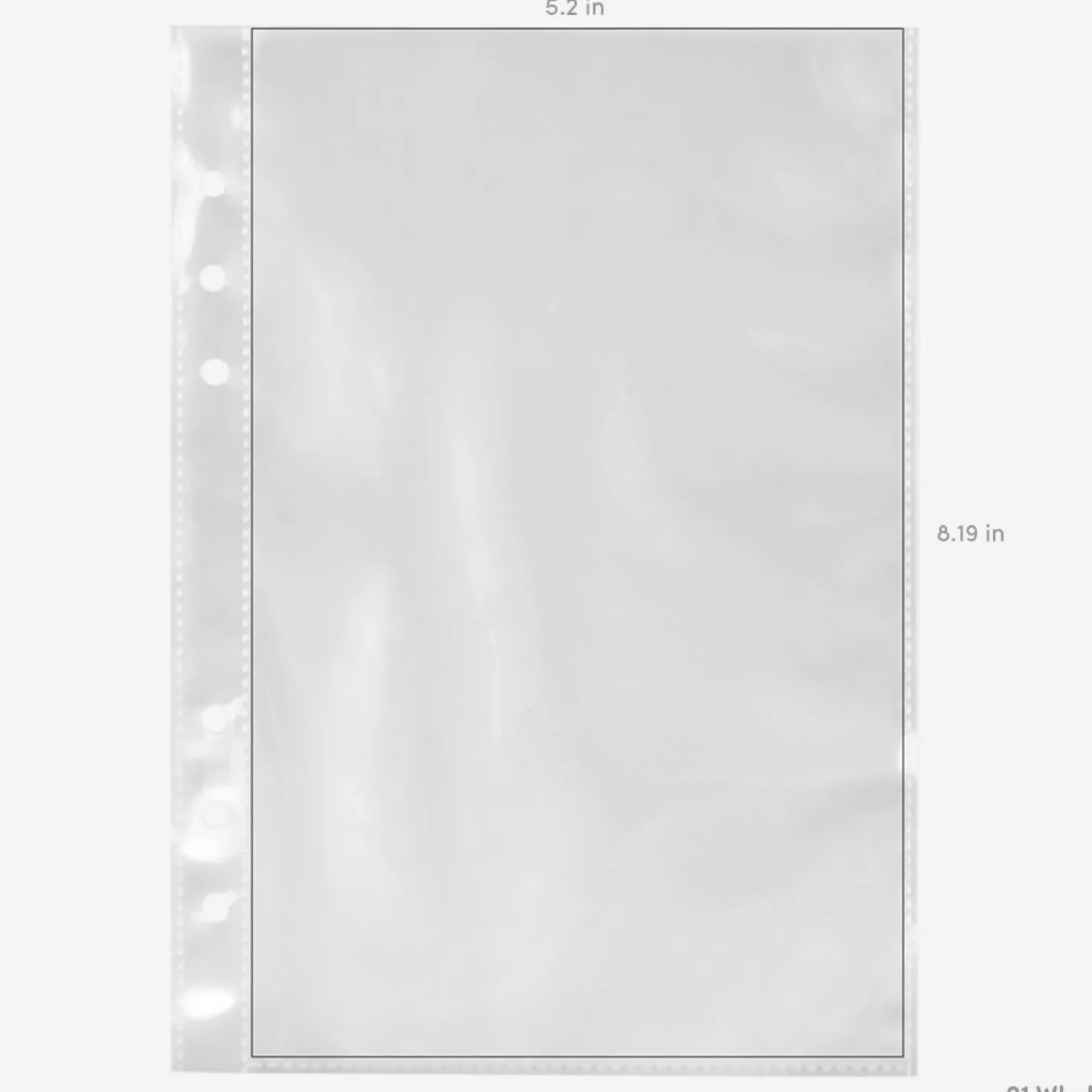 Sticker 6 Ring A5 Pocket Refill